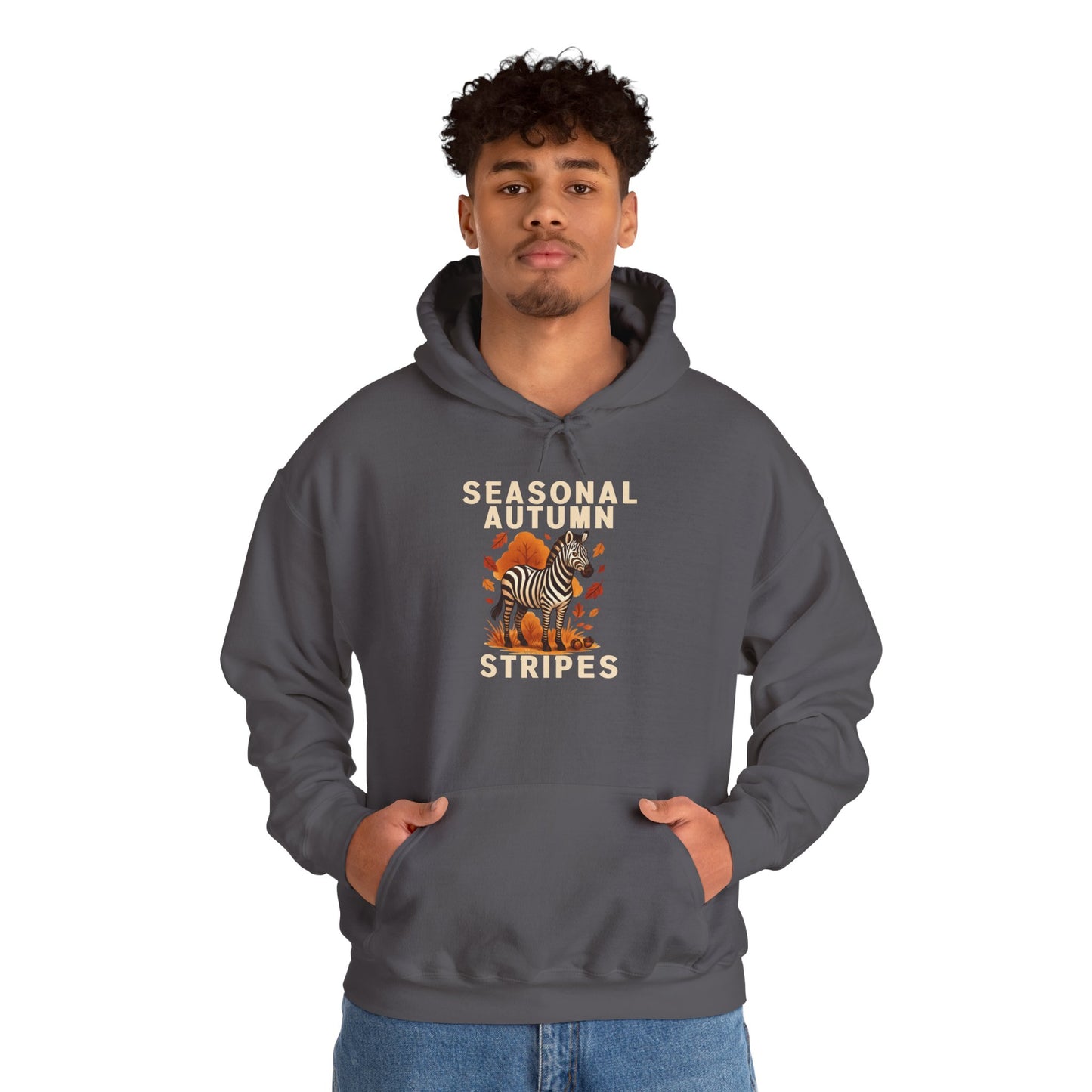 Seasonal Autumn Stripes – Zebra Hoodie
