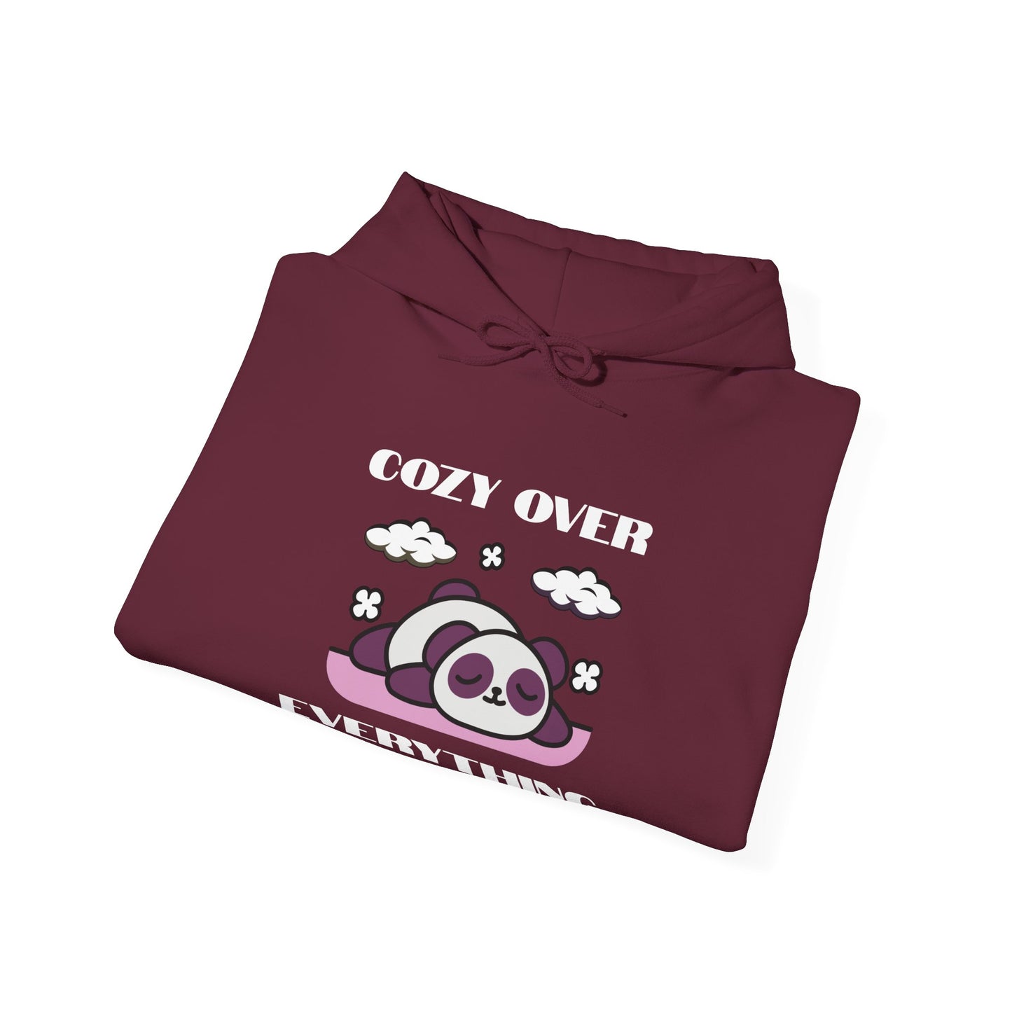 Cozy Over Everything Panda Hoodie