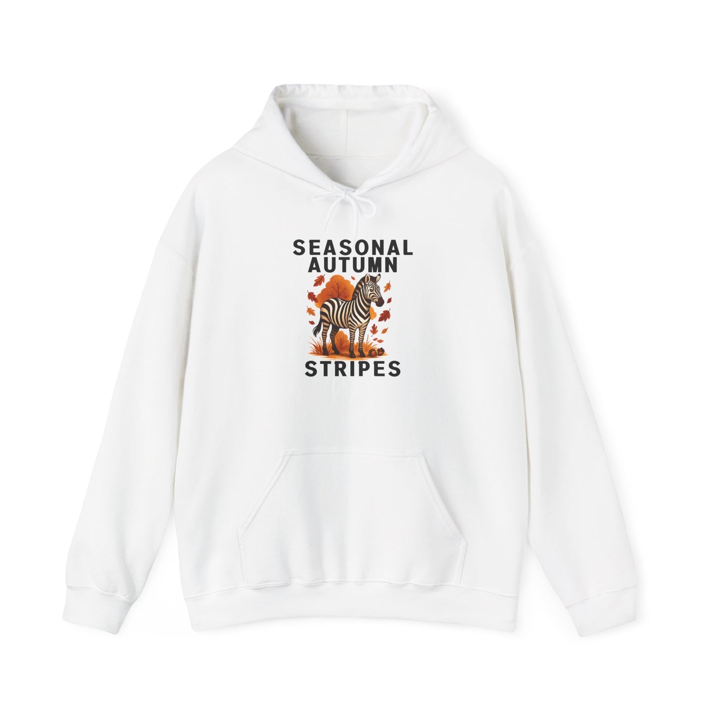 Seasonal Autumn Stripes – Zebra Hoodie