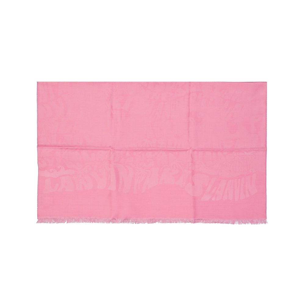 Lanvin Silk And Wool Scarf