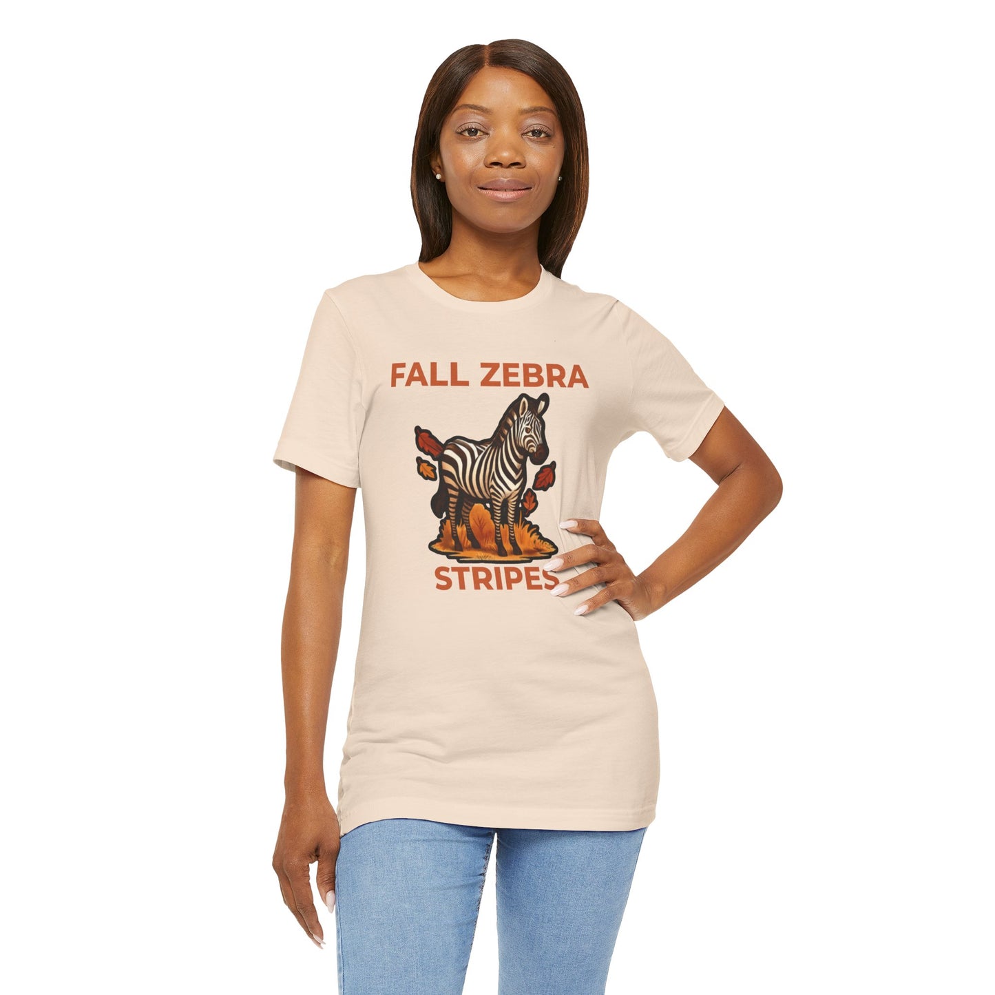 Fall Zebra Stripes Tee T-Shirt