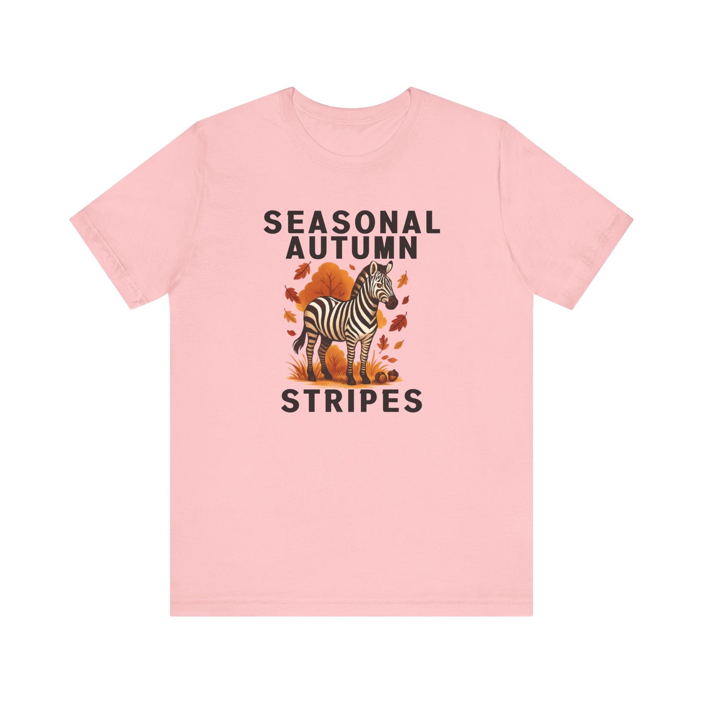 Seasonal Autumn Stripes – Zebra Tee T-Shirt
