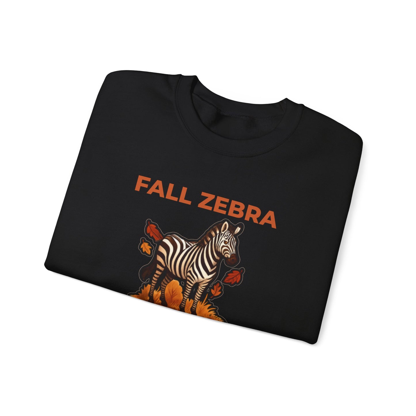 Fall Zebra Stripes Sweatshirt – Cozy Sweatshirt