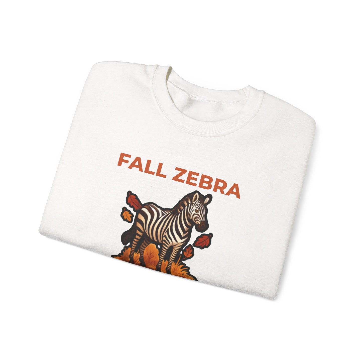 Fall Zebra Stripes Sweatshirt – Cozy Sweatshirt