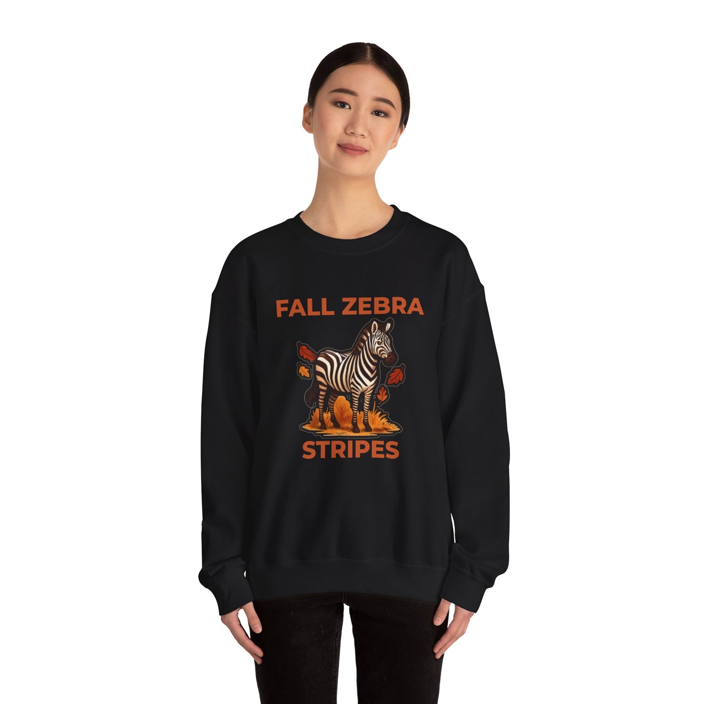 Fall Zebra Stripes Sweatshirt