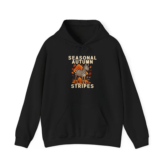 Seasonal Autumn Stripes – Zebra Hoodie