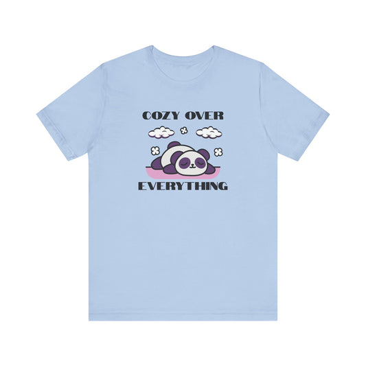 Cozy Over Everything Panda Tee
