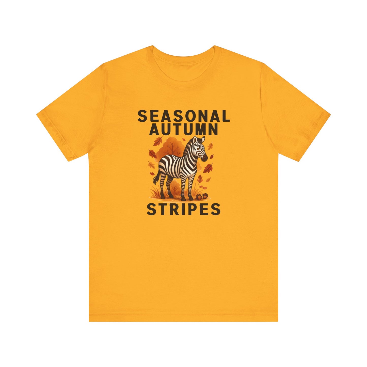 Seasonal Autumn Stripes – Zebra Tee T-Shirt