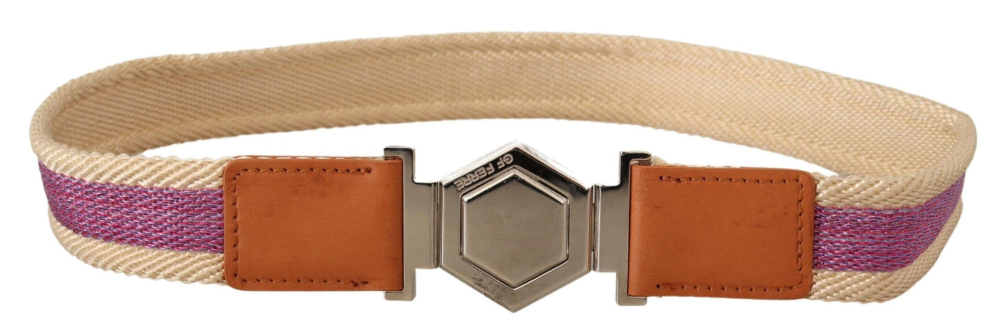 GF Ferre Elegant Multicolor Leather Fashion Belt