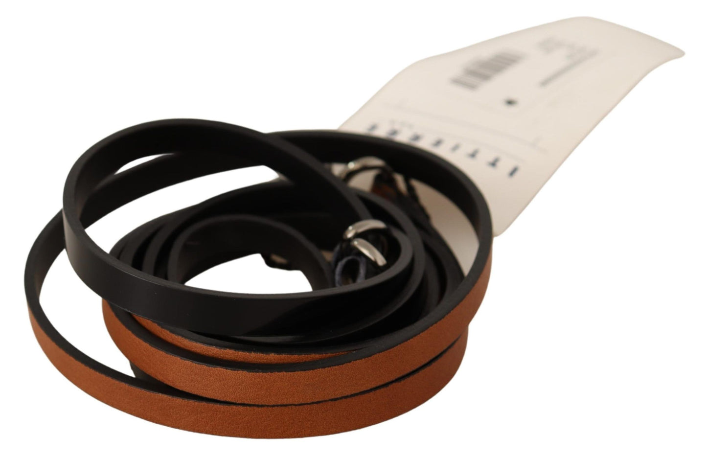 Costume National Elegant Brown Leather Fashion Belt