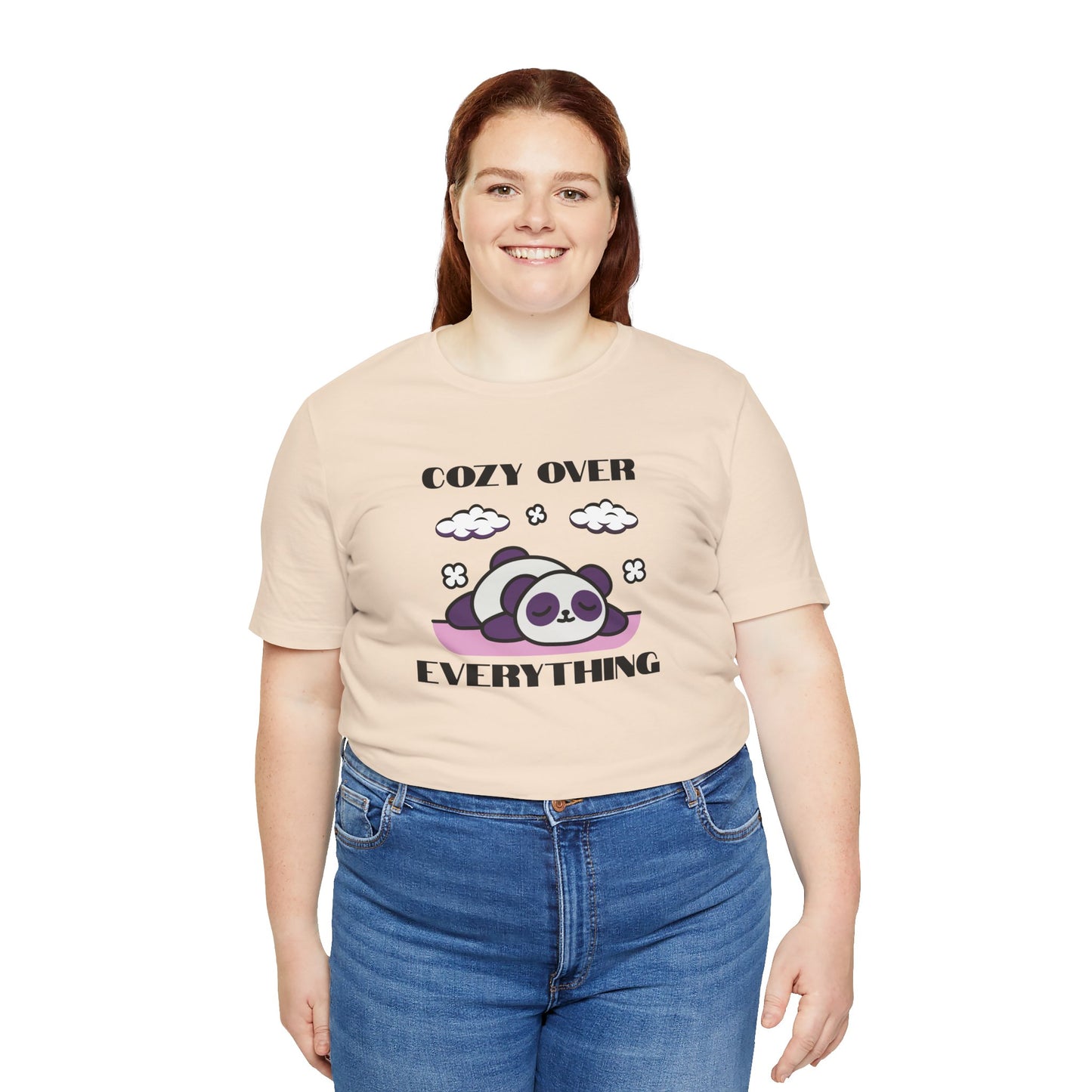 Cozy Over Everything Panda Tee