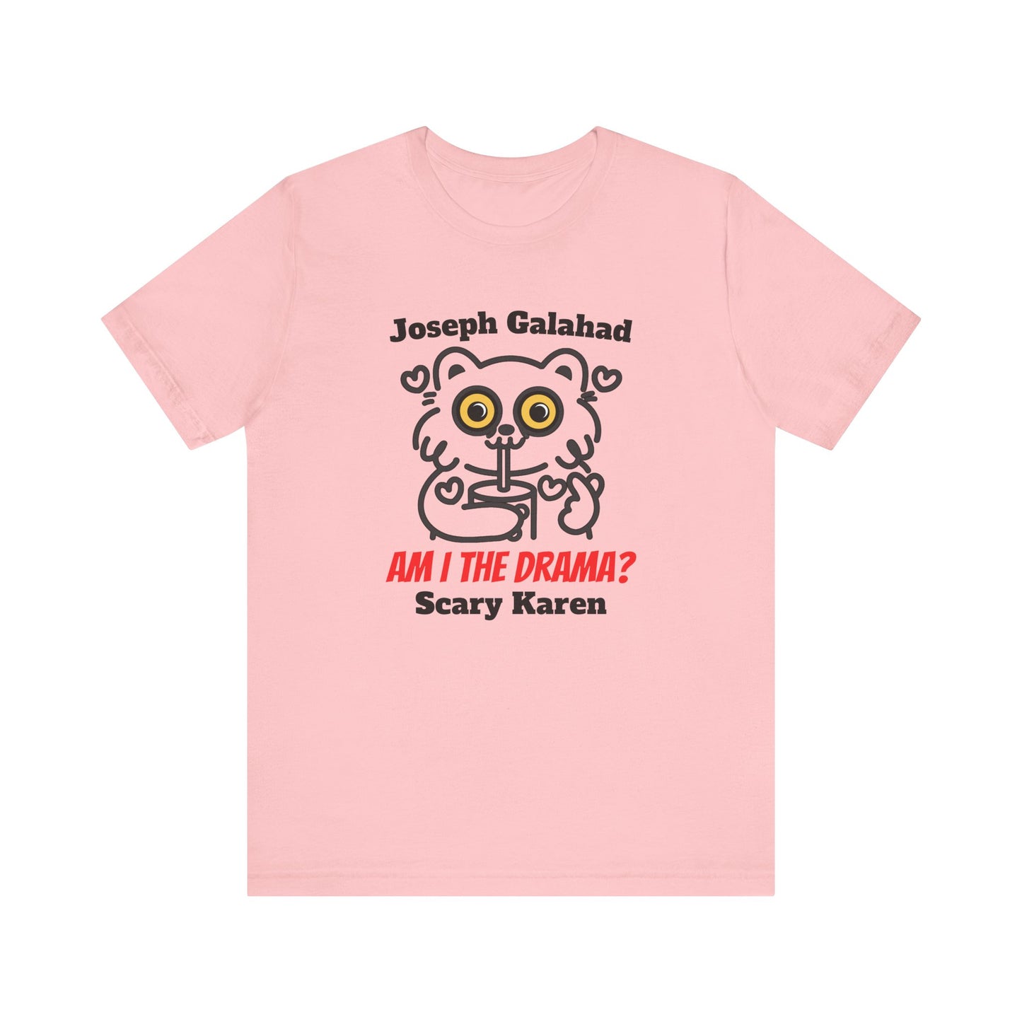 Am I the Drama? Funny Cat T-Shirt – Custom Name Unisex Graphic Tee