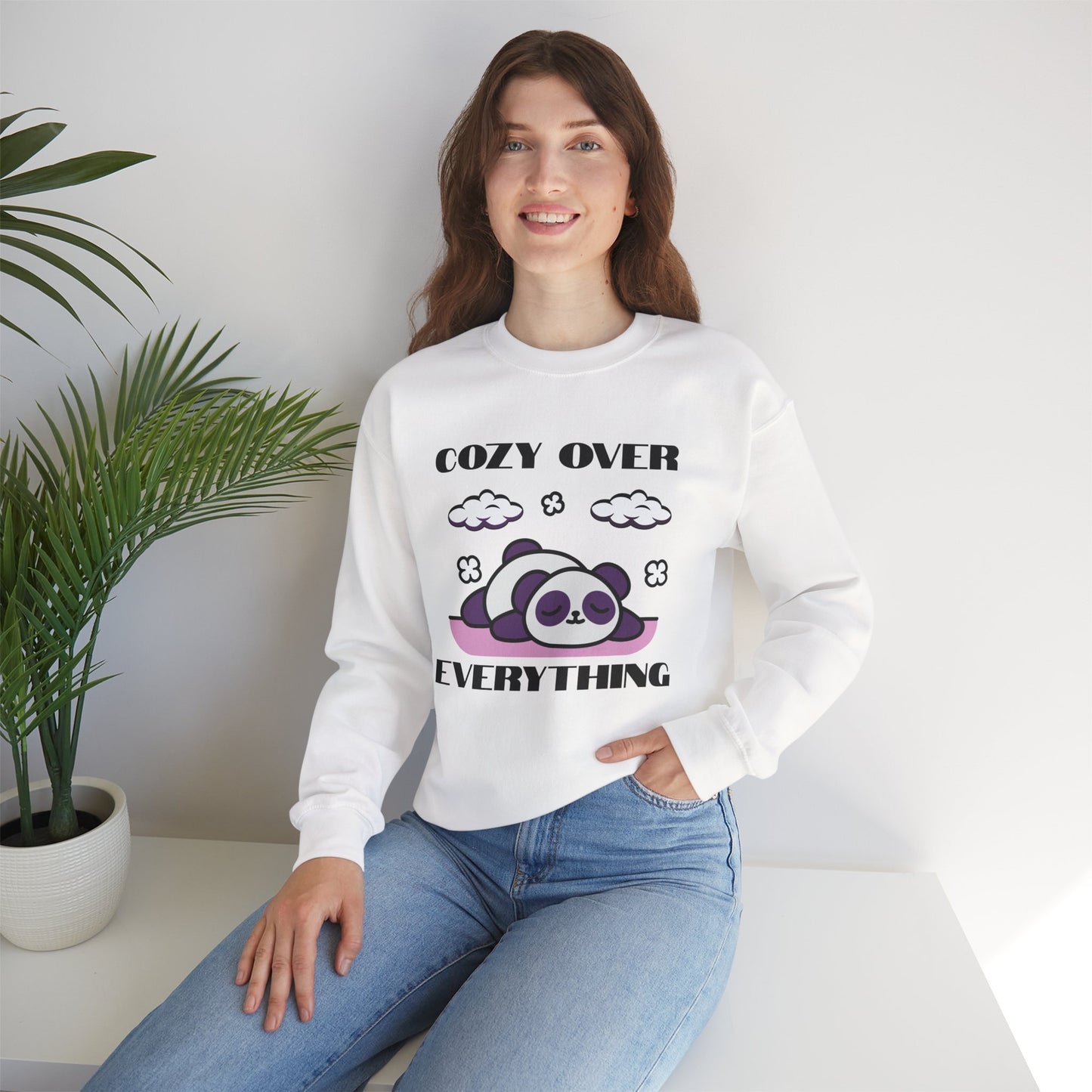 Cozy Over Everything Panda Sweatshirt