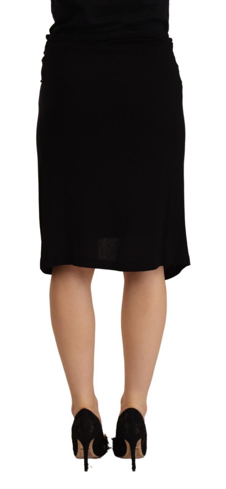 PLEIN SUD Elegant High Waist Pencil Cut Skirt