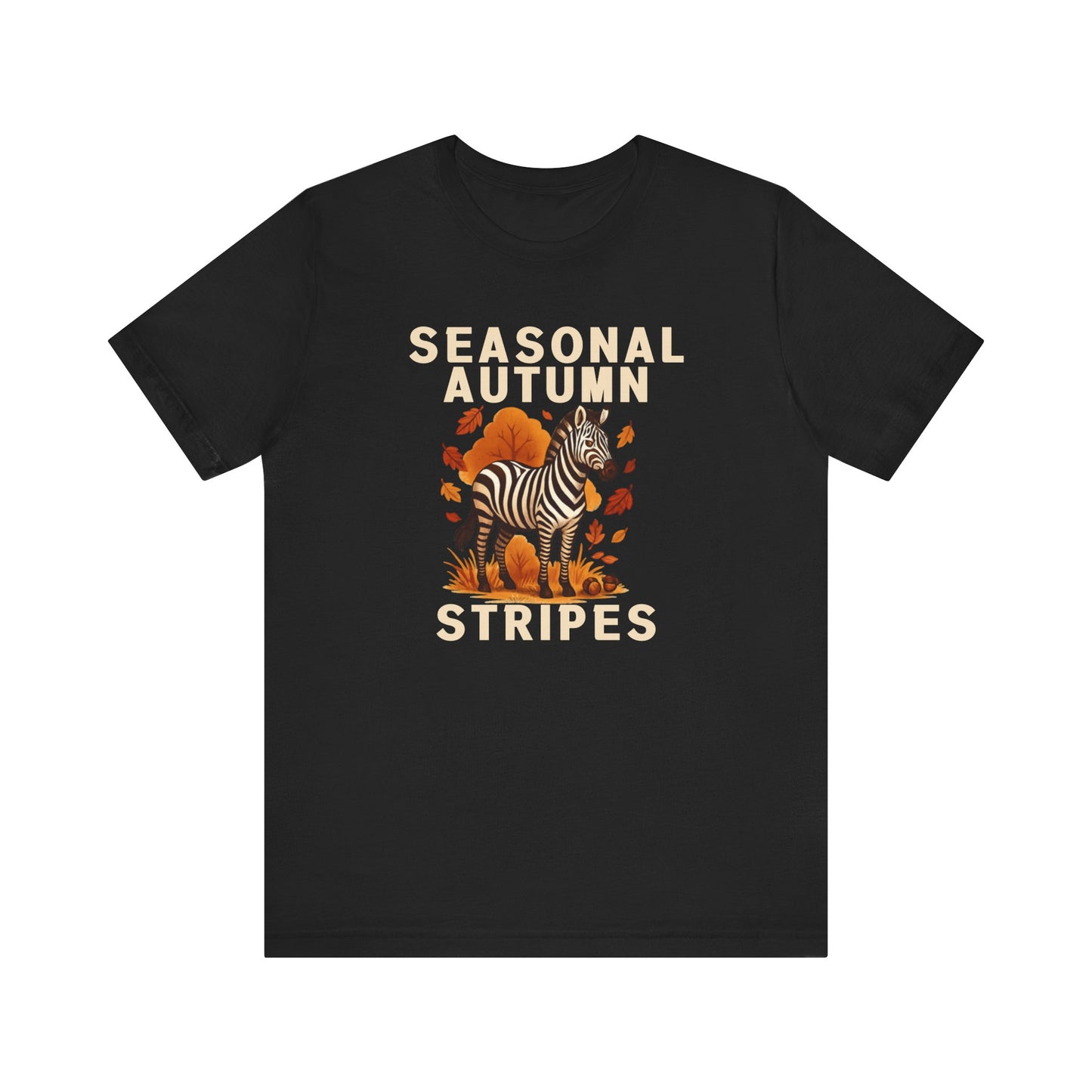 Seasonal Autumn Stripes – Zebra Tee T-Shirt
