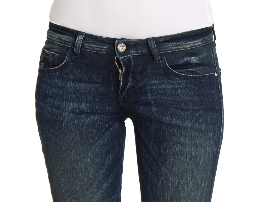 Costume National Chic Slim Fit Skinny Blue Jeans