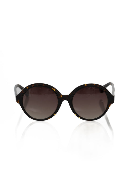 Frankie Morello Black Acetate Women's Sunglass