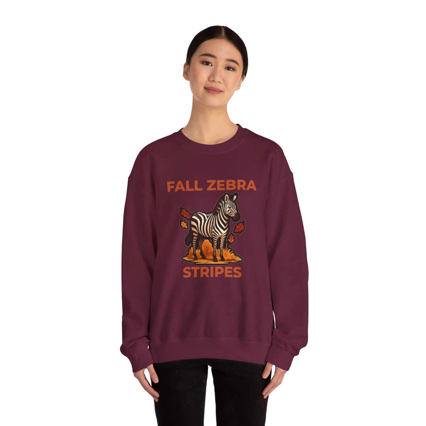 Fall Zebra Stripes Sweatshirt
