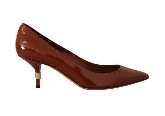 Dolce & Gabbana Elegant Patent Leather Heels Pumps