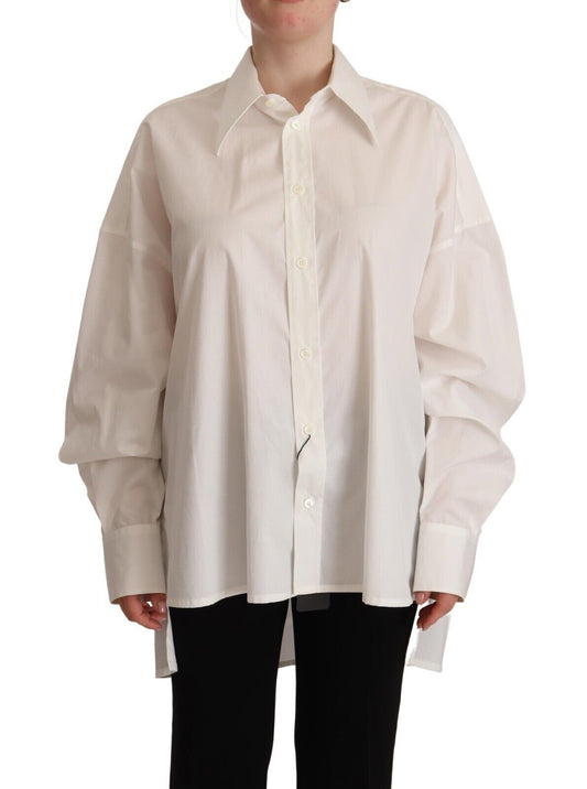 Dolce & Gabbana Timeless White Polo Top - Elegance Meets Comfort