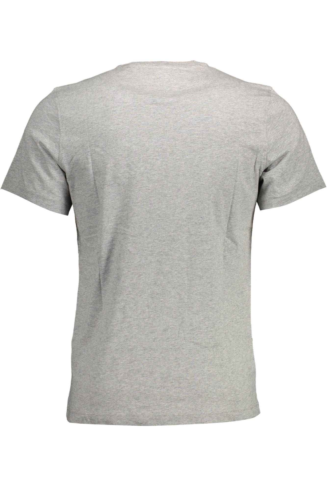 Tommy Hilfiger Gray Cotton Men T-Shirt