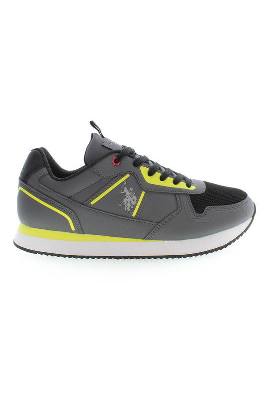 U.S. POLO ASSN. Gray Polyester Men Sneaker