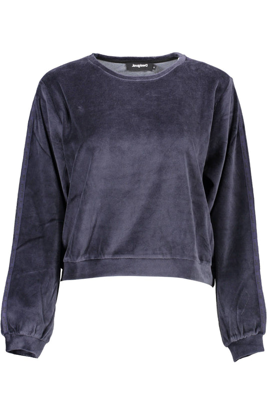 Desigual Blue Cotton Women Sweater