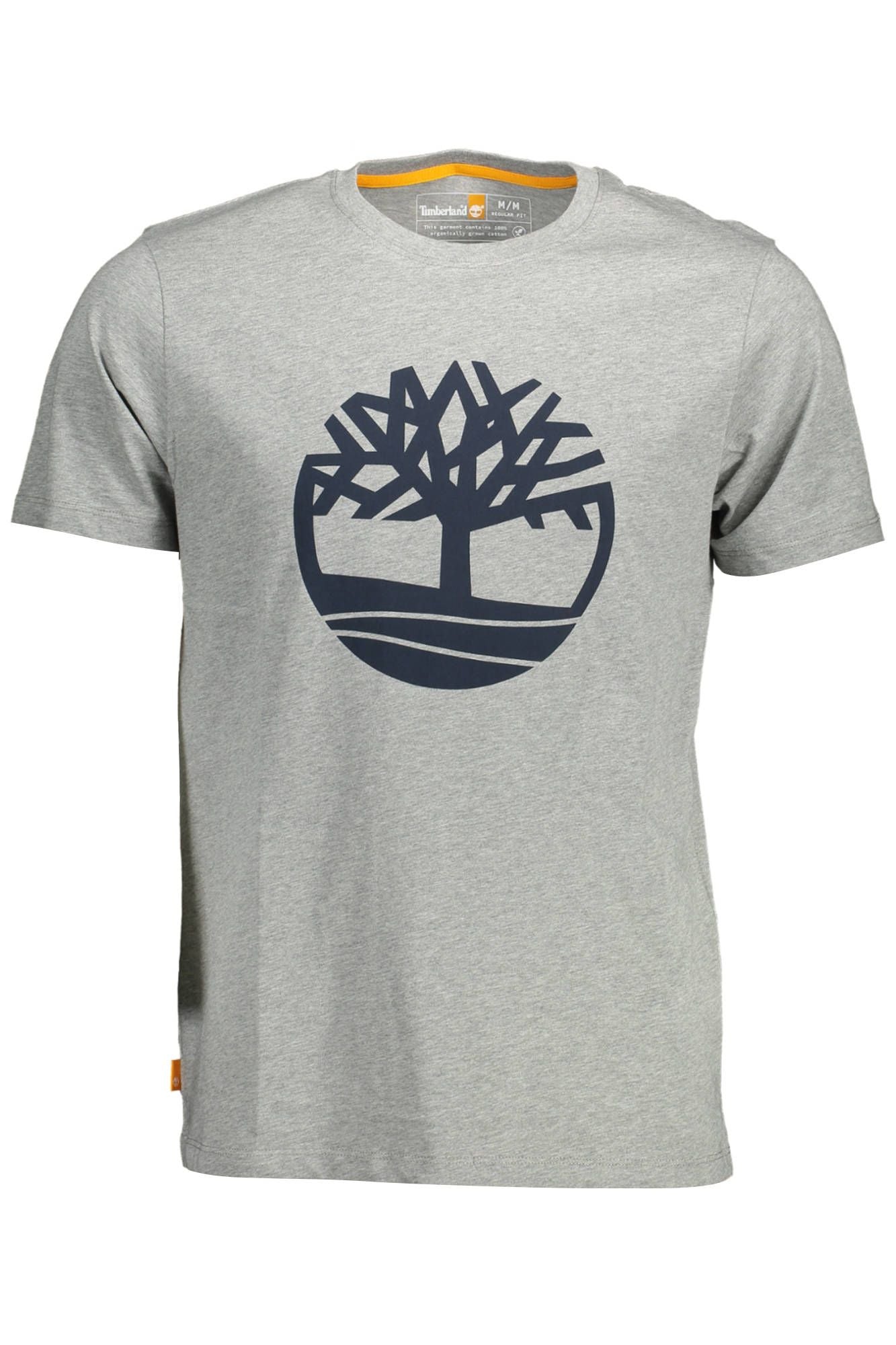 Timberland Gray Cotton Men T-Shirt