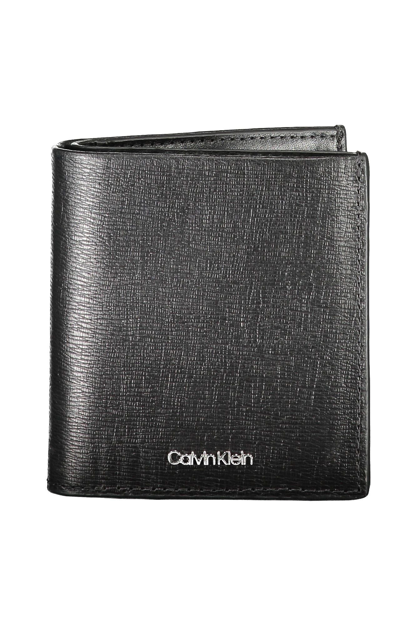 Calvin Klein Black Leather Men Wallet