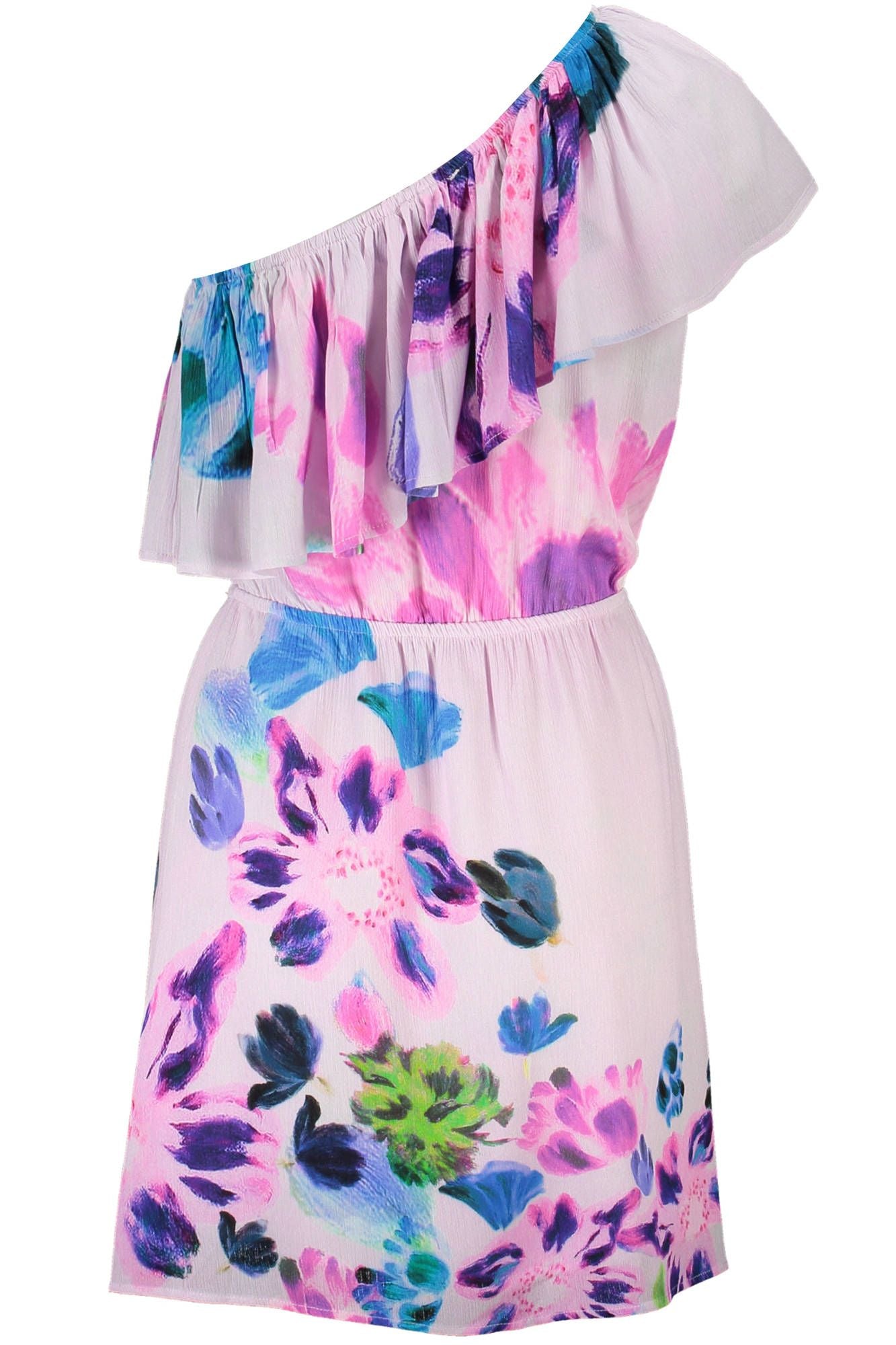 Desigual Pink Viscose Women Dress