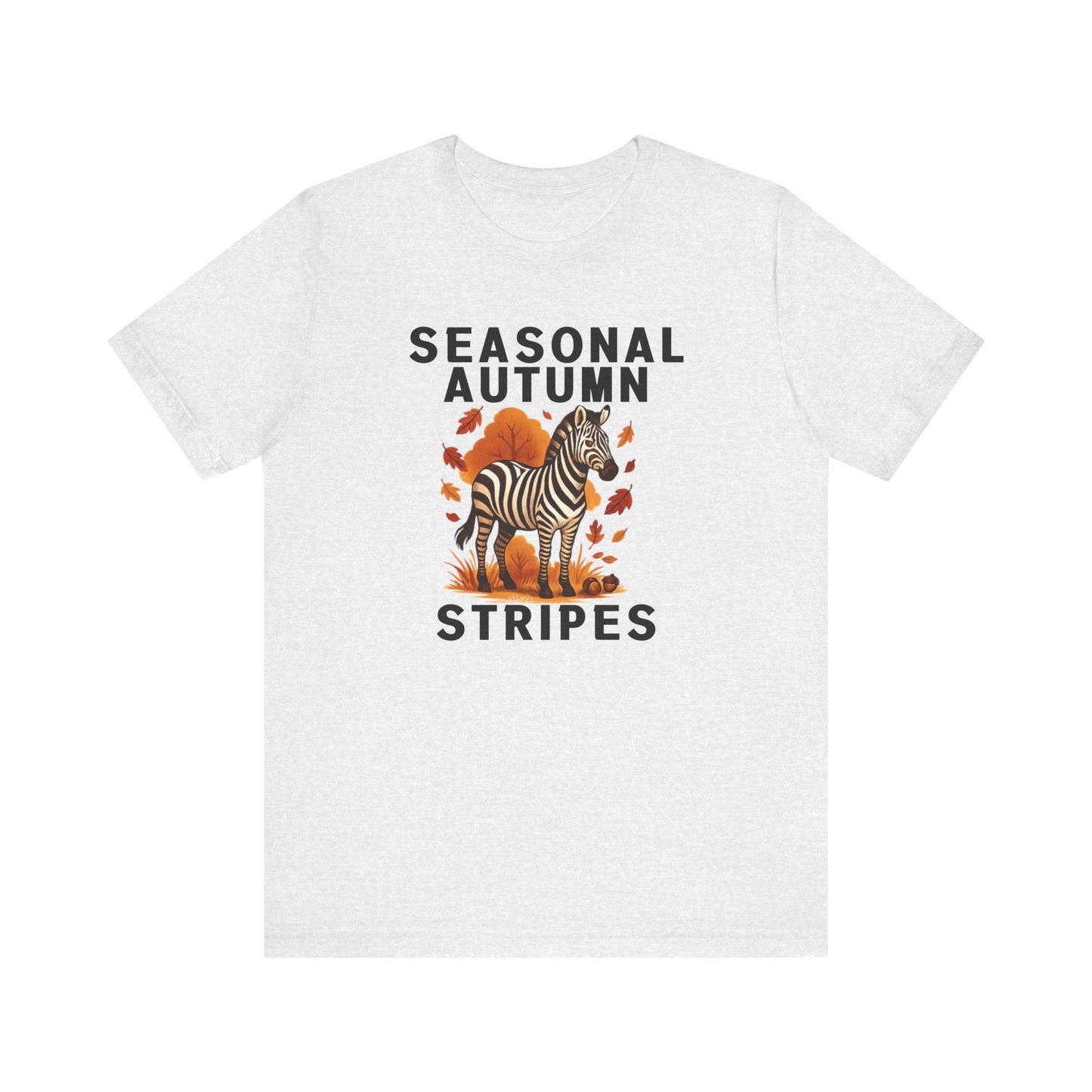 Seasonal Autumn Stripes – Zebra Tee T-Shirt
