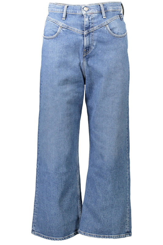 Calvin Klein Blue Cotton Women Jeans