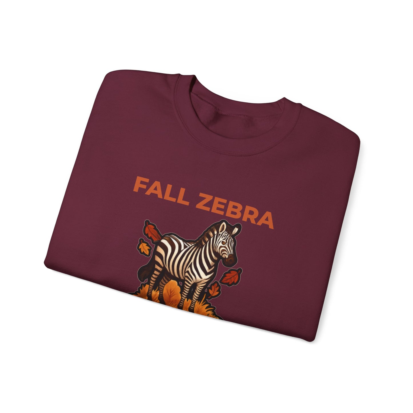 Fall Zebra Stripes Sweatshirt – Cozy Sweatshirt