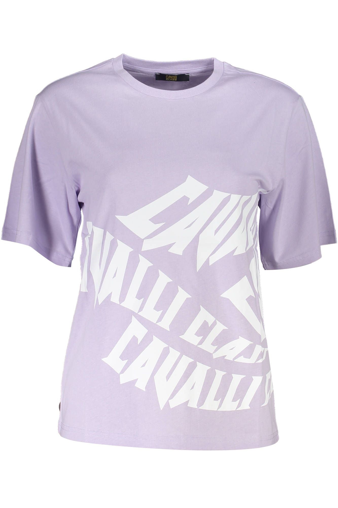 Cavalli Class Purple Cotton Women T-Shirt