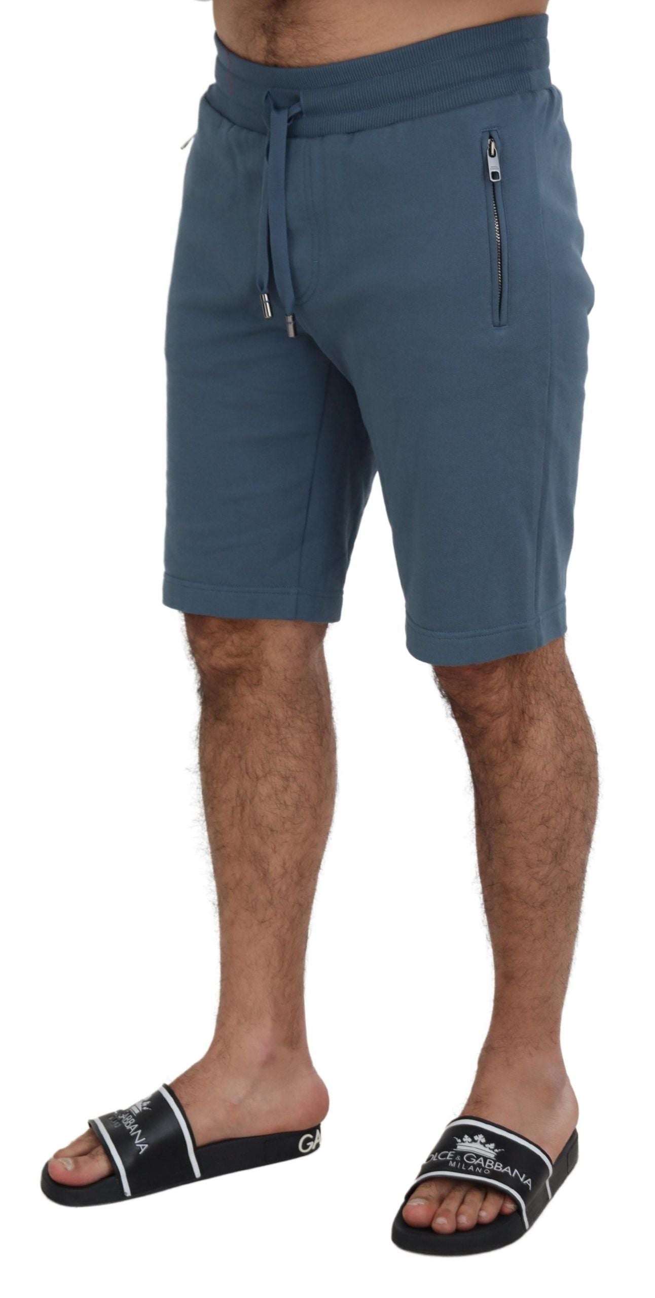 Dolce & Gabbana Elegant Blue Bermuda Shorts - Regular Fit