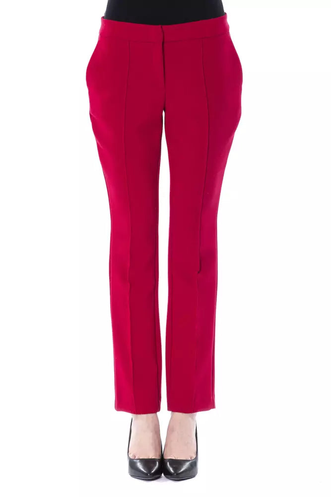 BYBLOS Fuchsia Polyester Women Pants