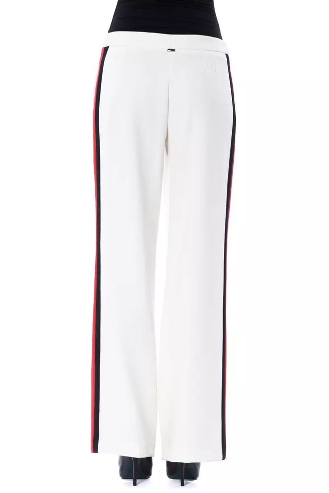 BYBLOS White Polyester Women Pant