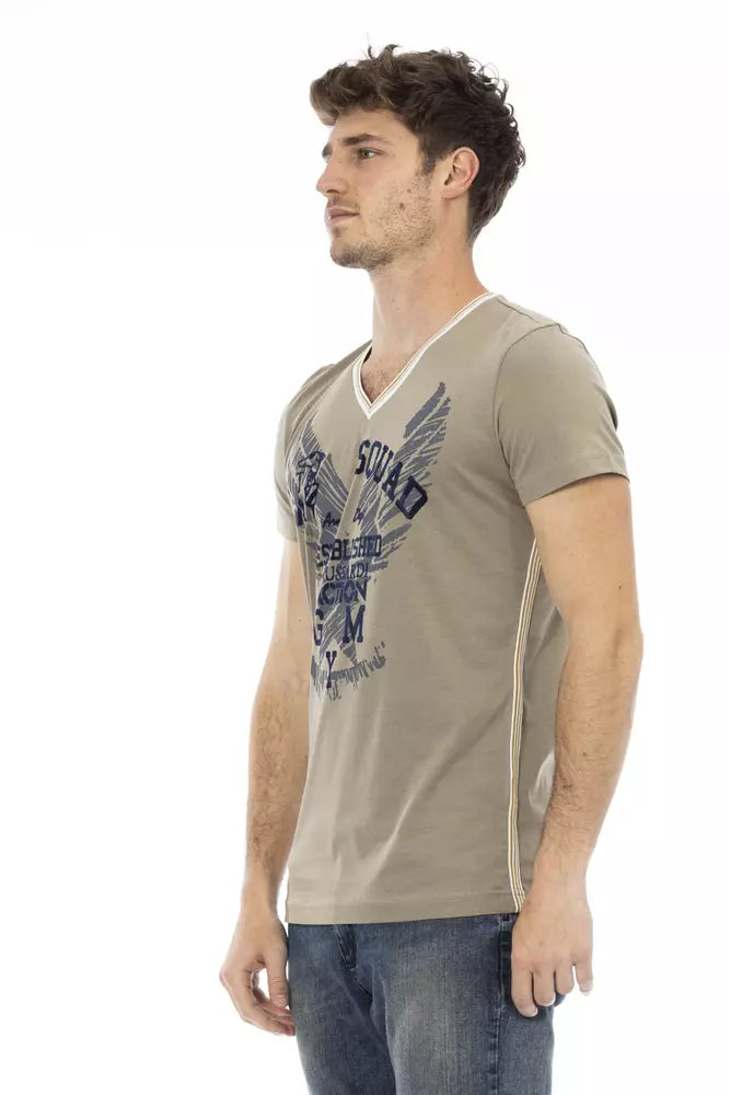 Trussardi Action Green Cotton Men's T-Shirt