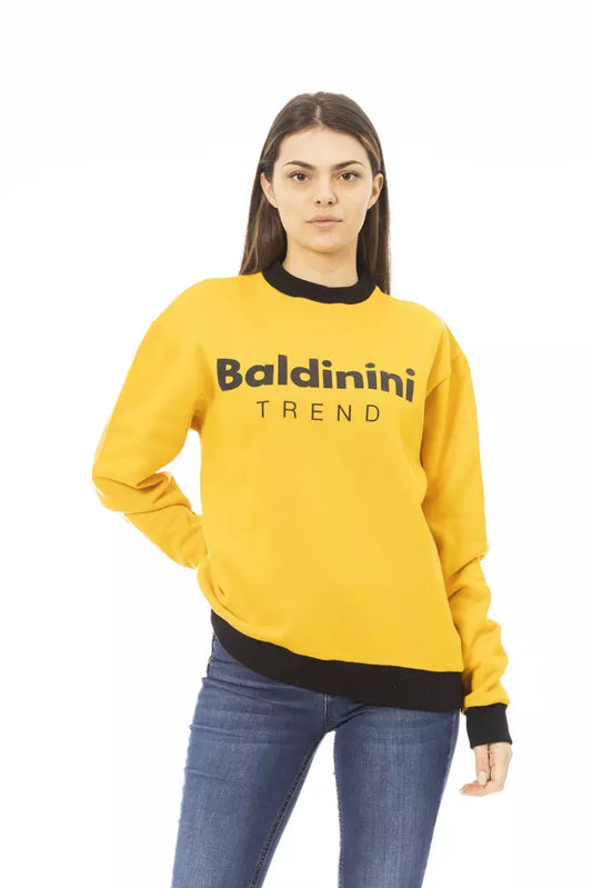 Baldinini Trend Yellow Cotton Women Sweater