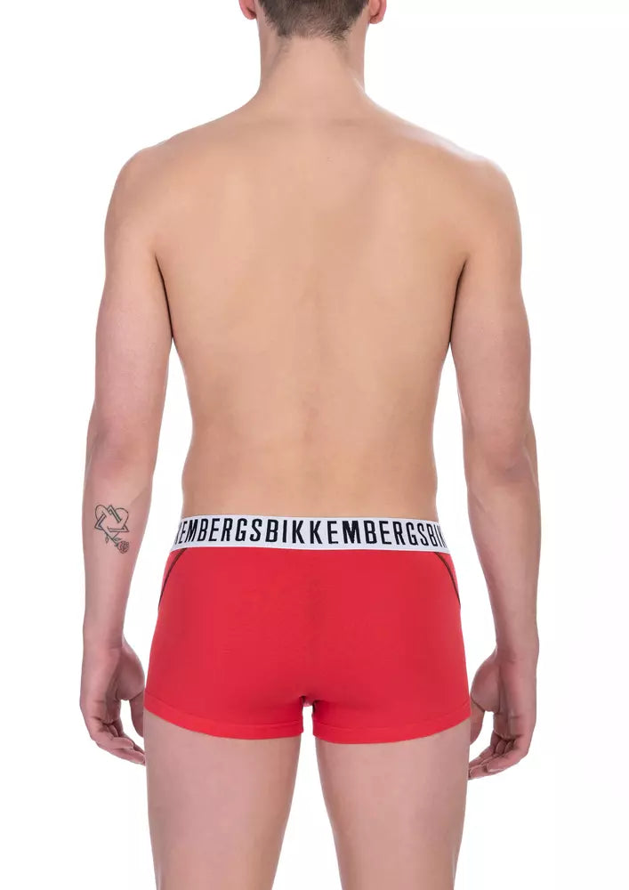 Bikkembergs Red Cotton Men's Trunk