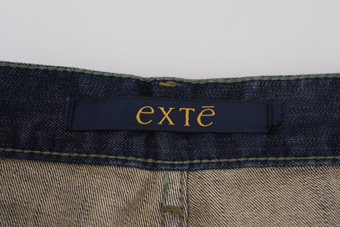 Exte Chic Regular Blue Denim for Sophisticated Style