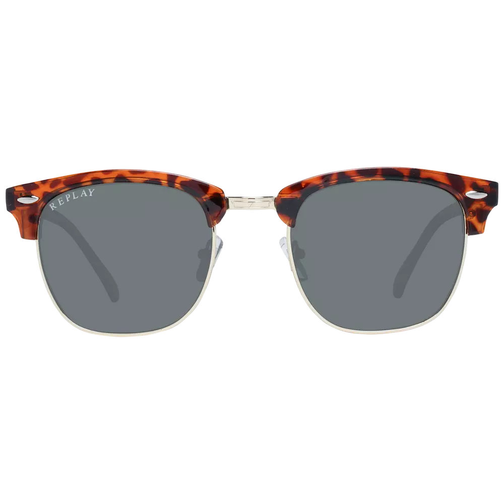 Replay Brown Unisex Sunglasses