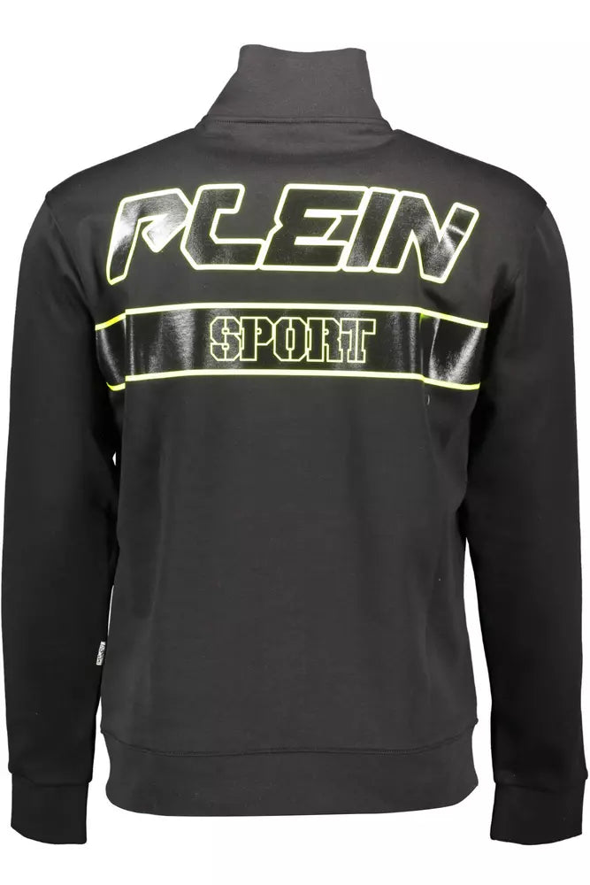 Plein Sport Black Cotton Men's Sweater