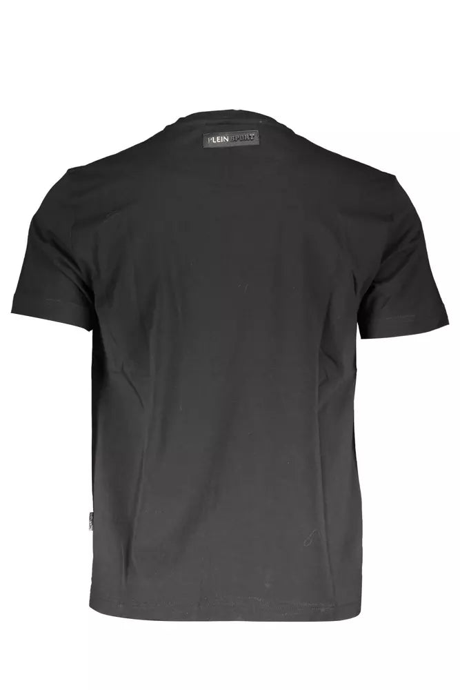 Plein Sport Black Cotton Men T-Shirt