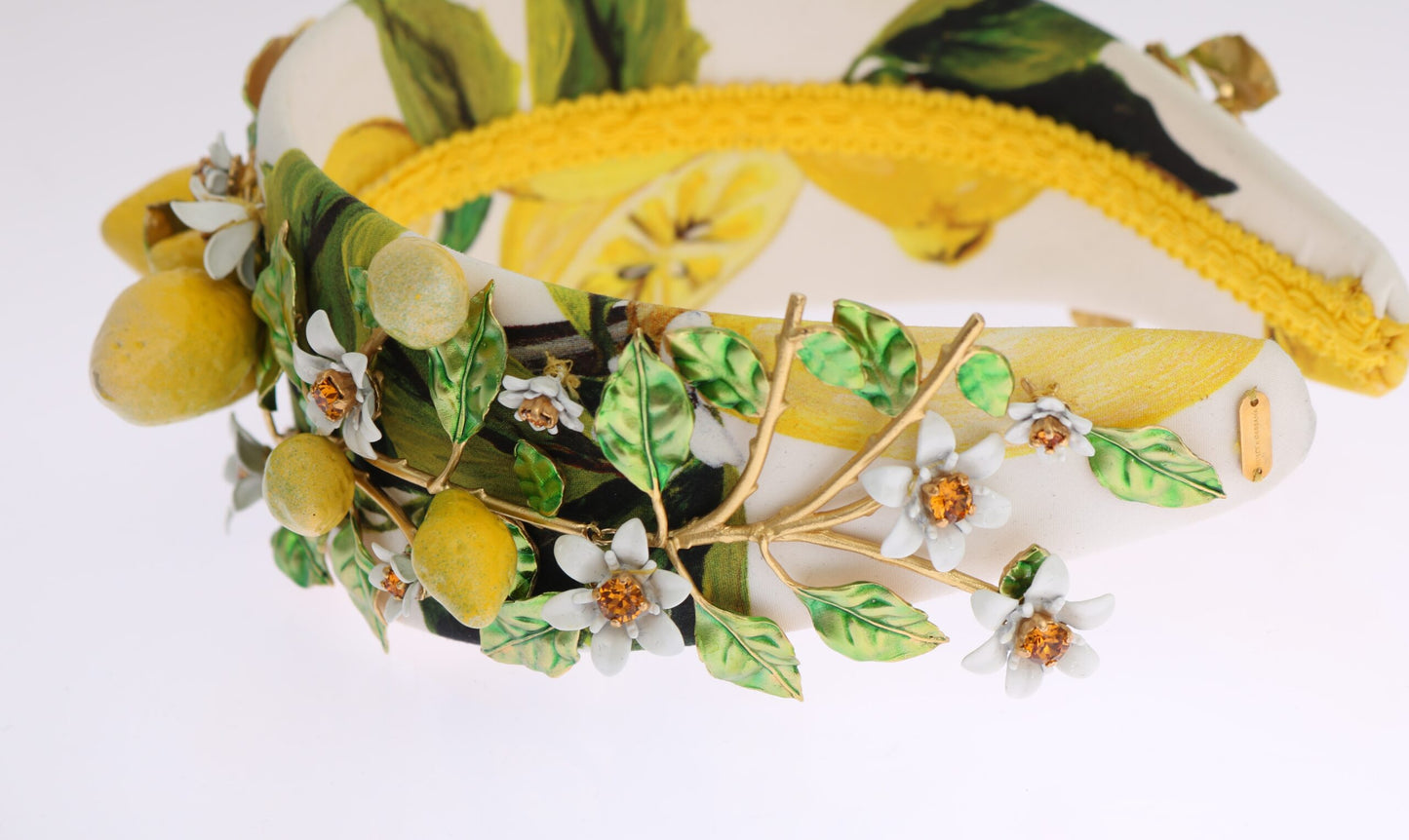 Dolce & Gabbana Sicilian Lemon Crystal Diadem Tiara