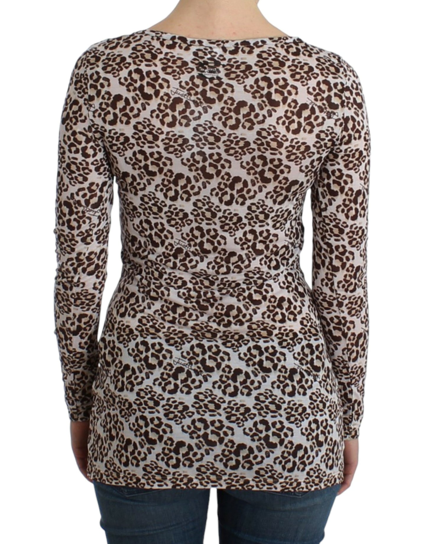 Cavalli Elegant Floral Lace Longsleeve Top