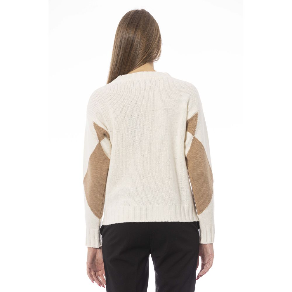 Baldinini Trend Beige Wool Women Sweater