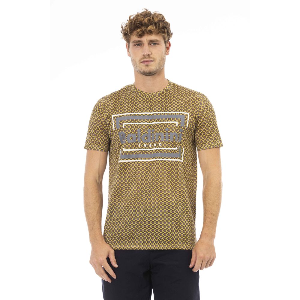 Baldinini Trend Gray Cotton Men T-Shirt