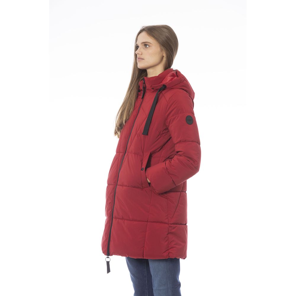 Baldinini Trend Red Polyester Women Jacket