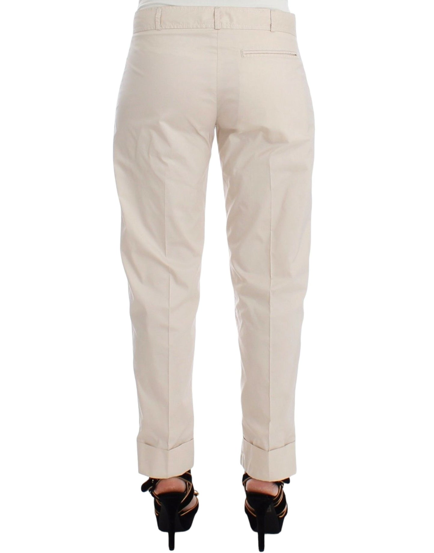 Ermanno Scervino Chic Beige Chino Pants - Elegance Redefined